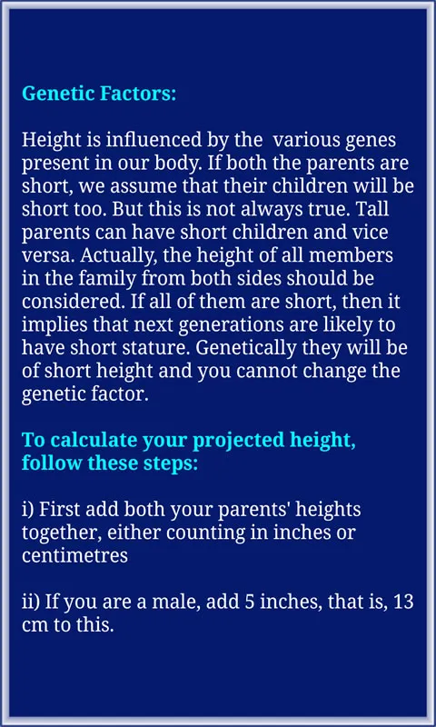 Height Growth | Indus Appstore | Screenshot