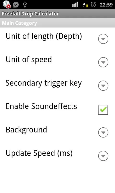 Freefall Depth Stopwatch | Indus Appstore | Screenshot