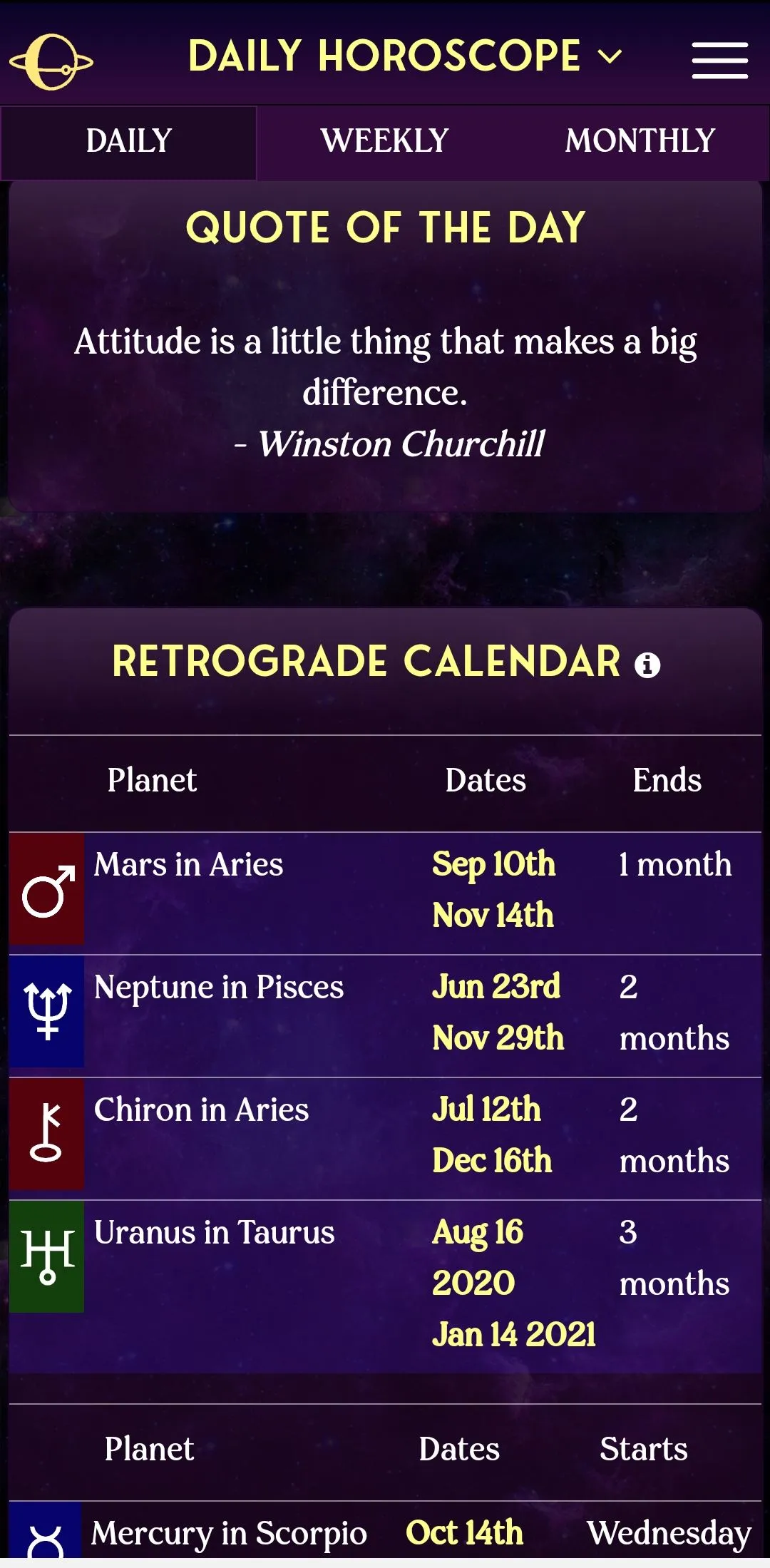 AstroMatrix Birth Horoscopes | Indus Appstore | Screenshot