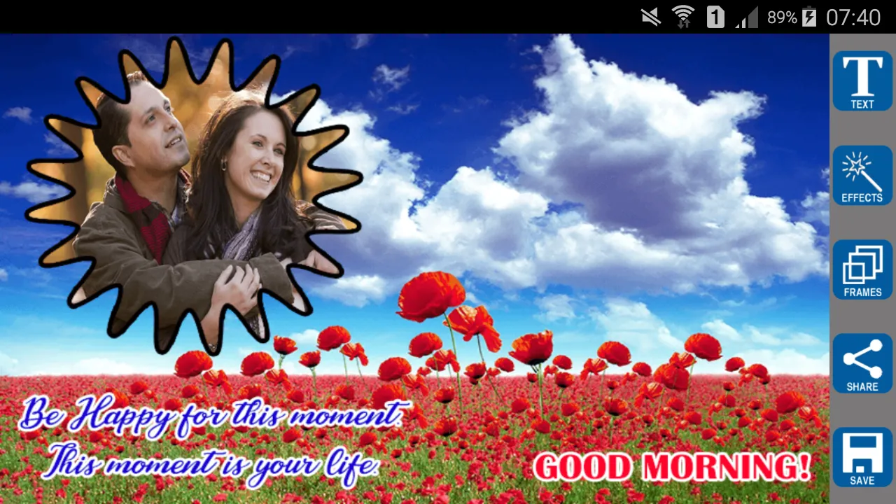 Good Morning Photo Frames | Indus Appstore | Screenshot