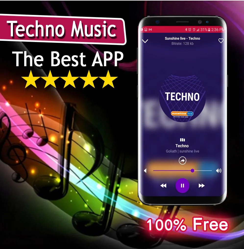 Techno Music Radio | Indus Appstore | Screenshot