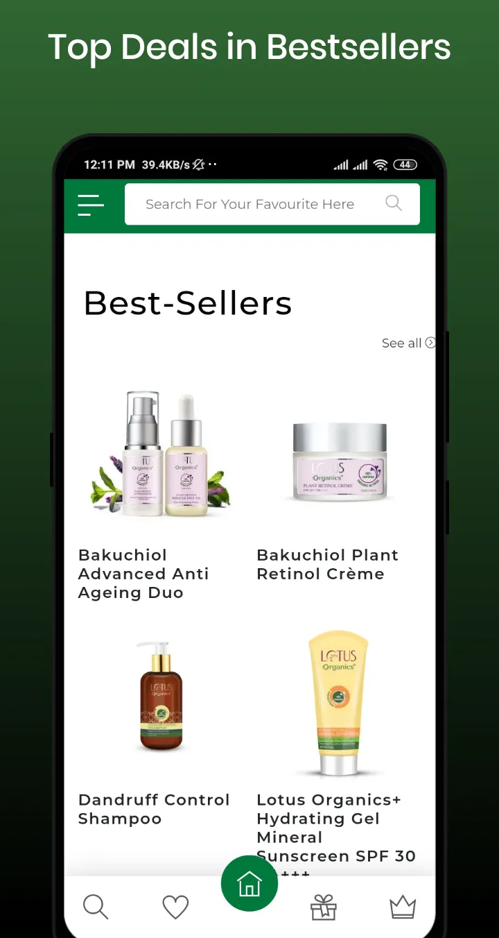 Organic Cream & Serum Offers | Indus Appstore | Screenshot