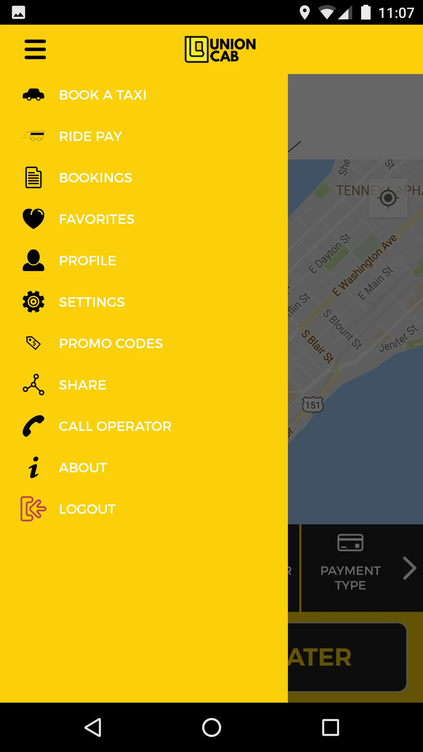 Union Cab of Madison | Indus Appstore | Screenshot