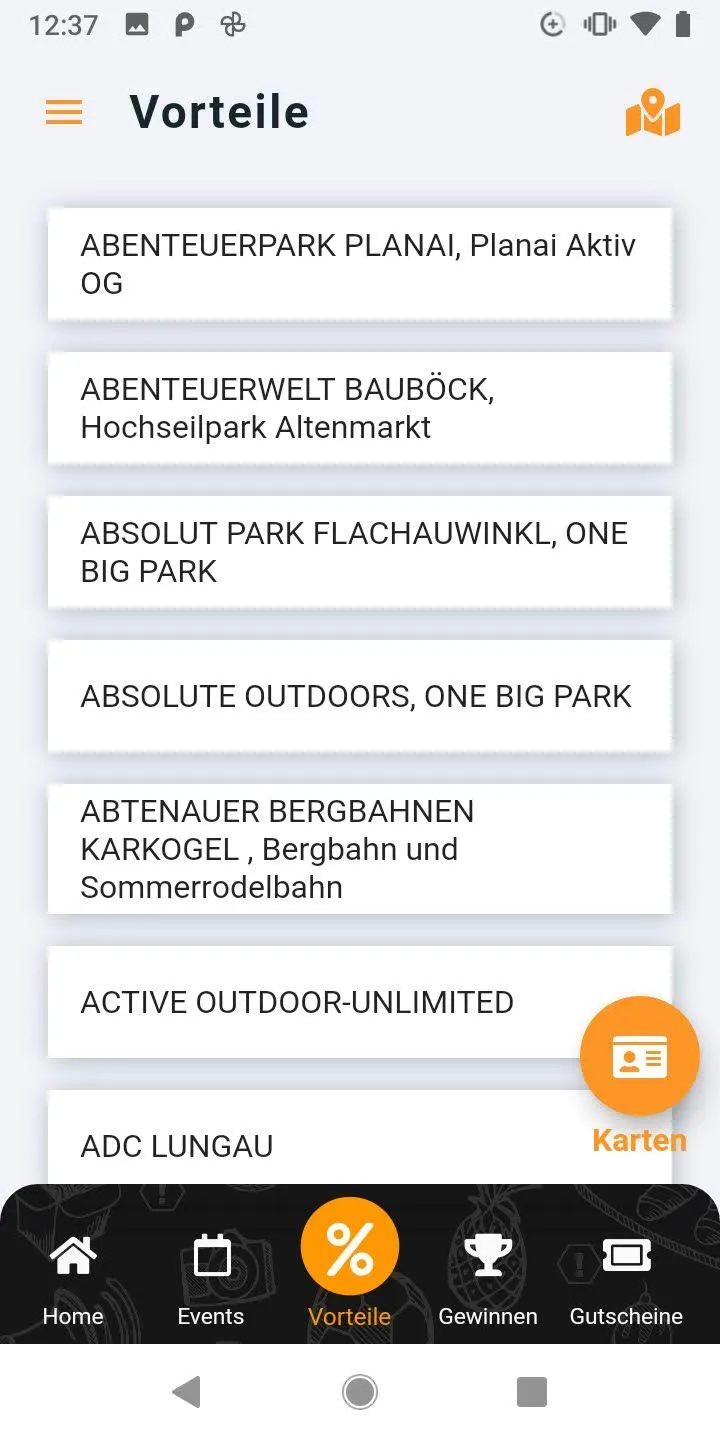 S-Pass. Salzburger Jugendkarte | Indus Appstore | Screenshot