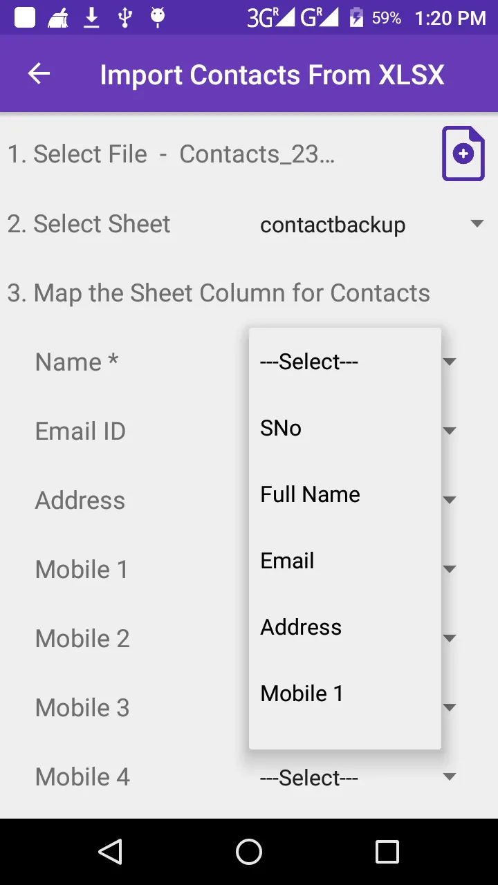 Contacts To VCF XLSX PDF CSV | Indus Appstore | Screenshot