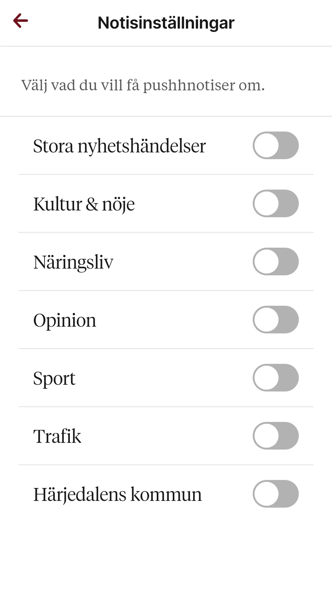 tidningenharjedalen.se | Indus Appstore | Screenshot