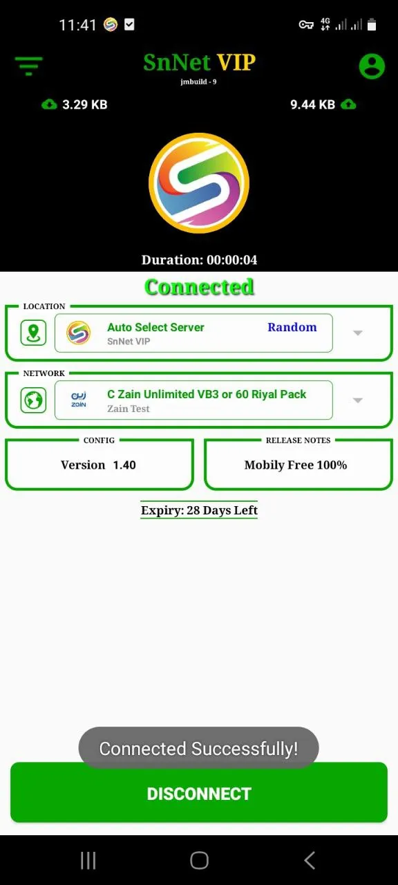 SnNet VIP | Indus Appstore | Screenshot