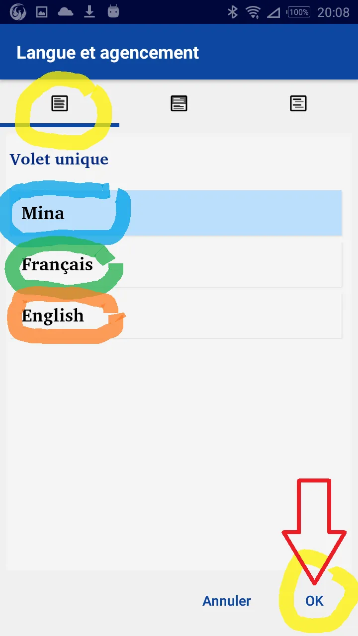 Mina avec français English | Indus Appstore | Screenshot