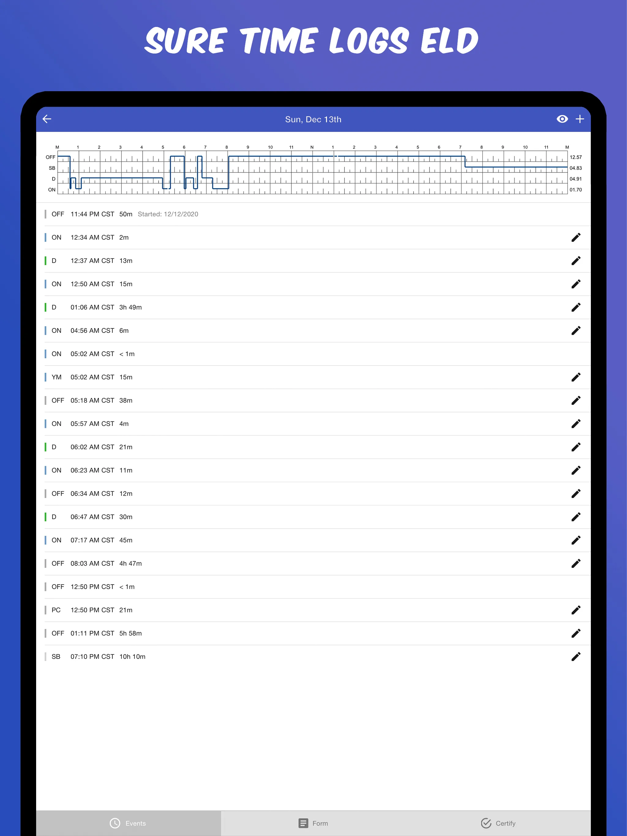 SURE TIME LOGS ELD | Indus Appstore | Screenshot