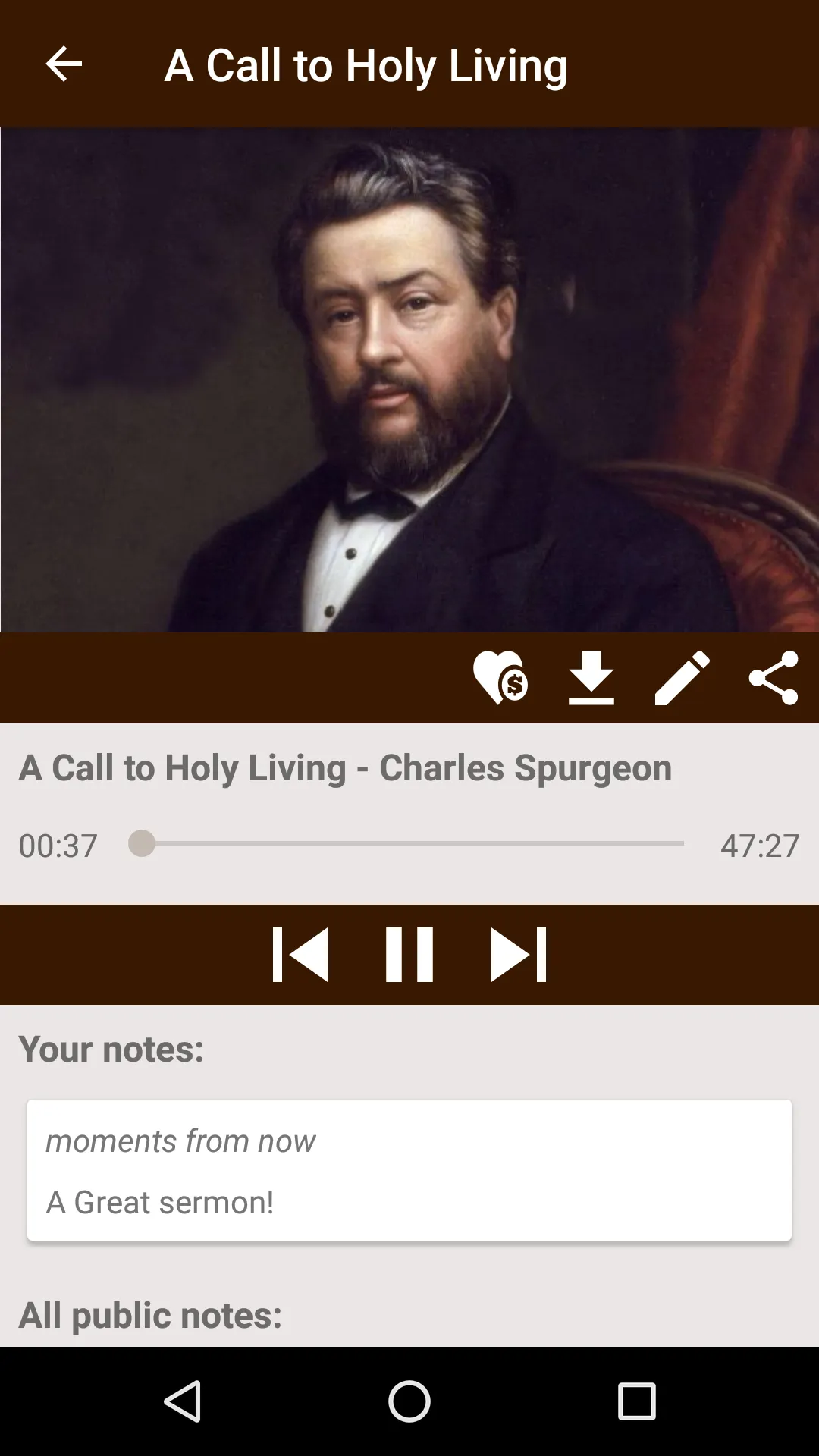 Charles Spurgeon Sermons | Indus Appstore | Screenshot