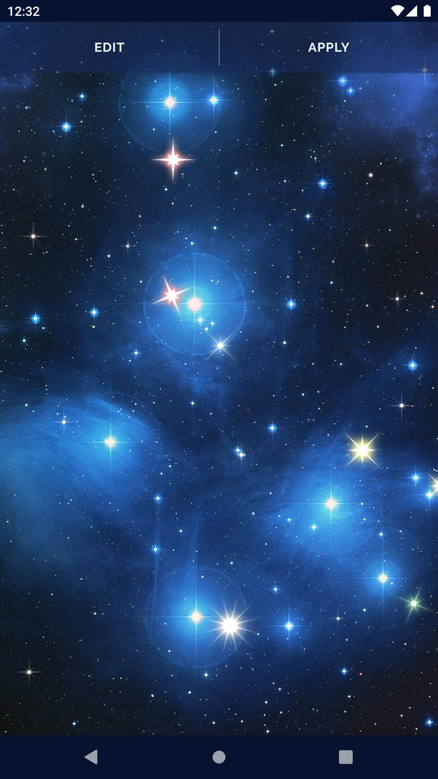 Night Sky Stars Live Wallpaper | Indus Appstore | Screenshot