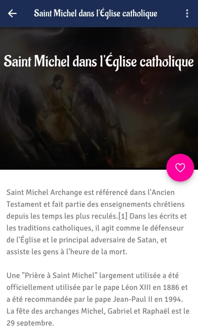 Prière a Saint Michel archange | Indus Appstore | Screenshot