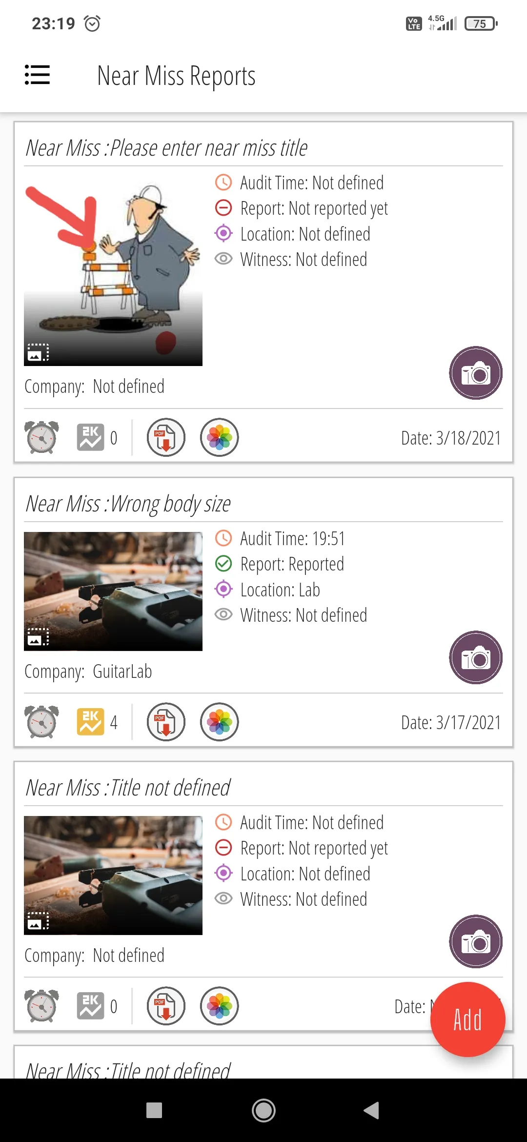 HSE Reporter Lite | Indus Appstore | Screenshot