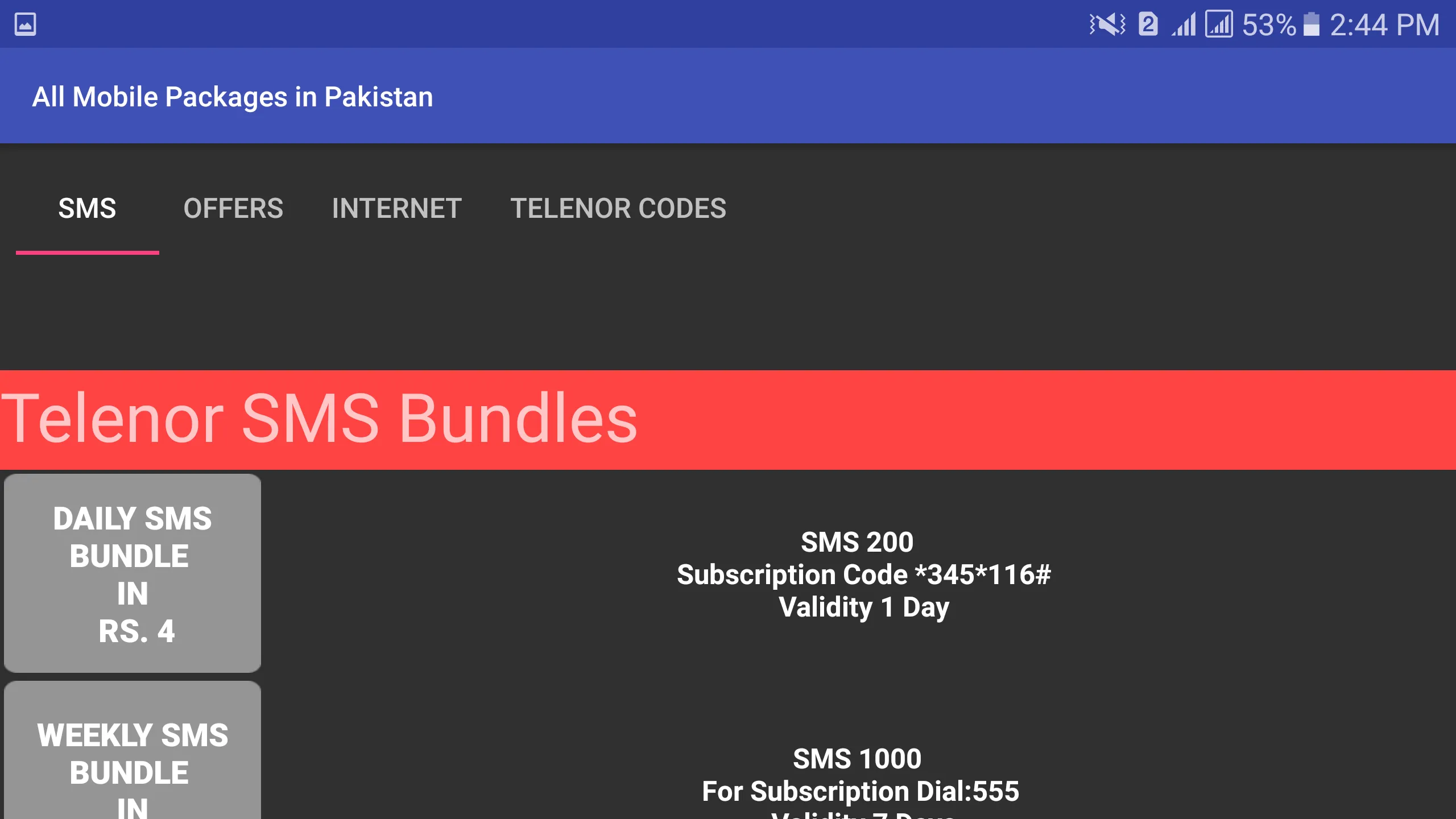 Mobile Packages Pakistan 2018 | Indus Appstore | Screenshot