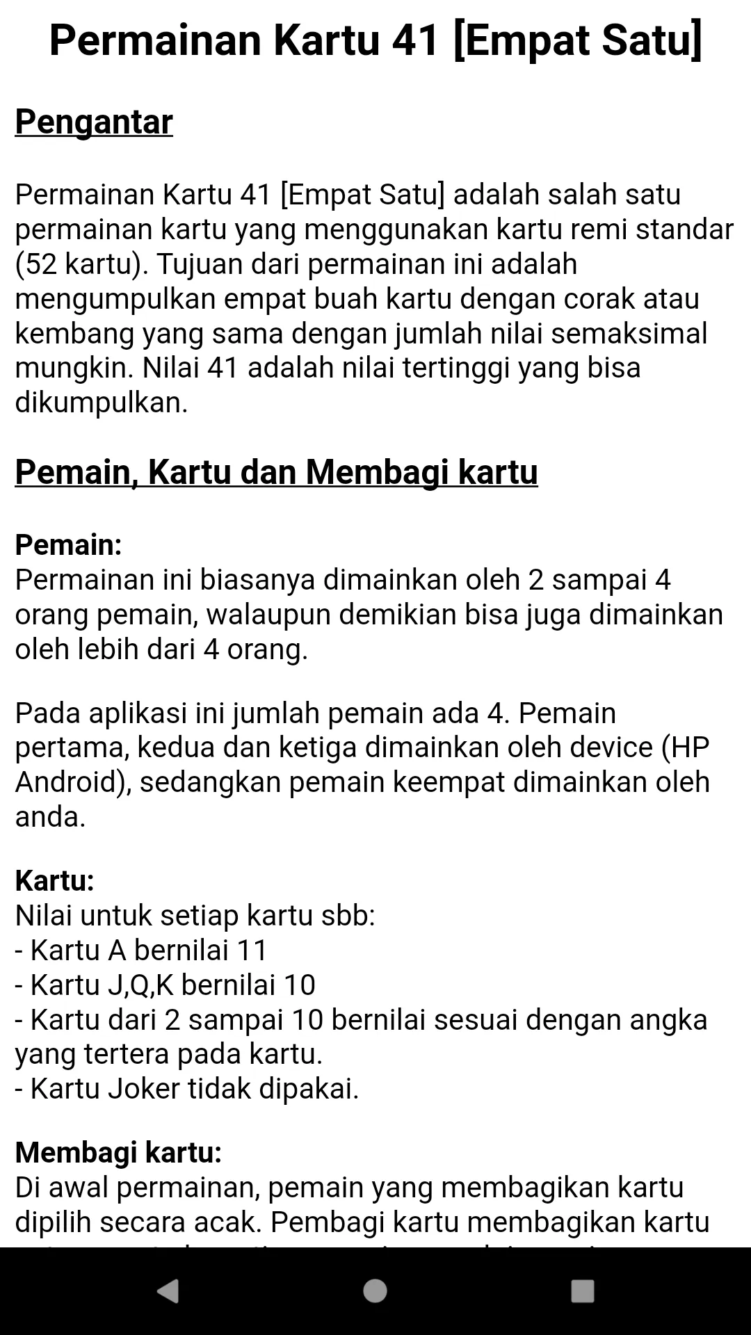 EmpatSatu | Indus Appstore | Screenshot