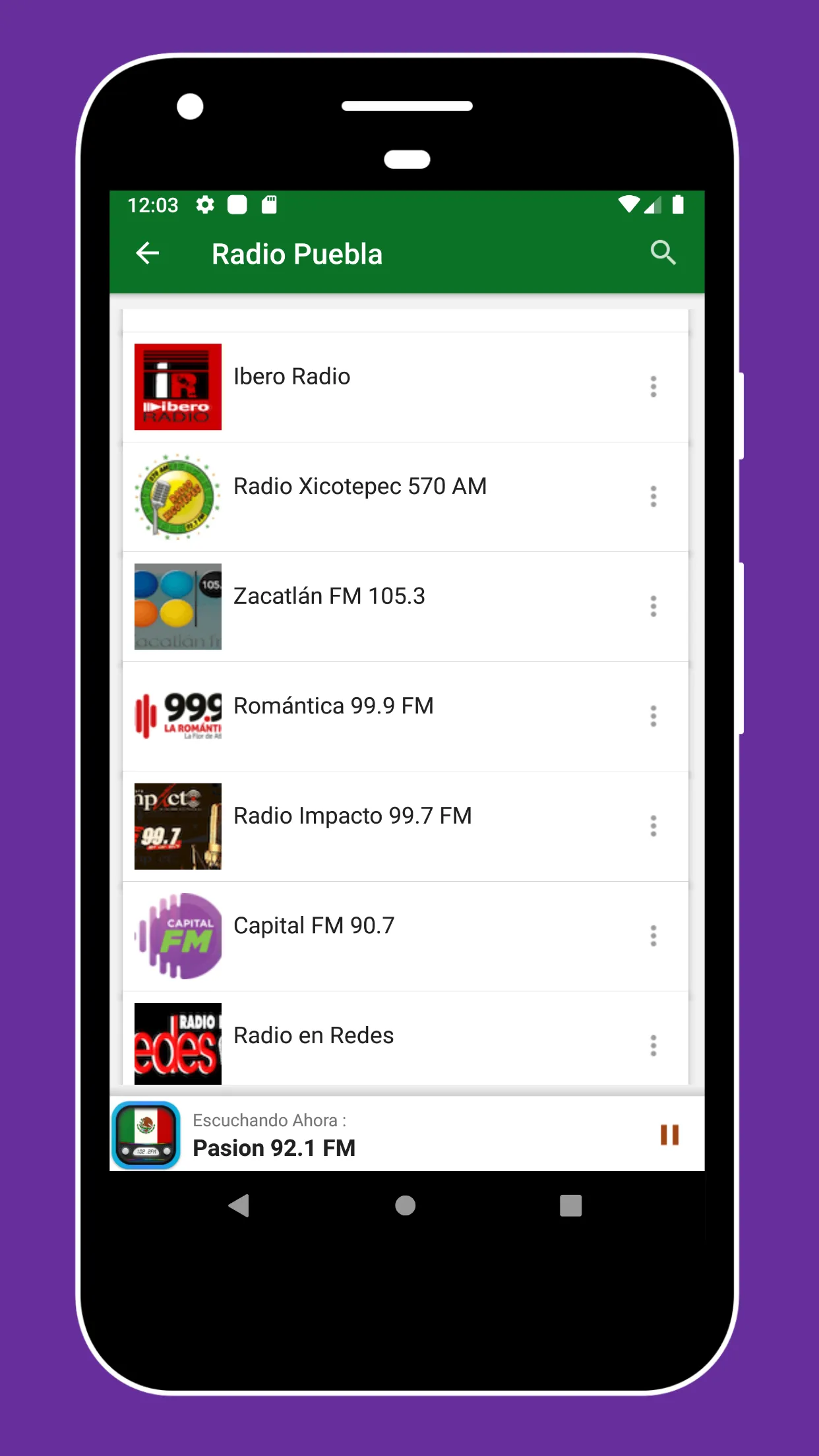 Radio Mexico + Radio Mexico FM | Indus Appstore | Screenshot