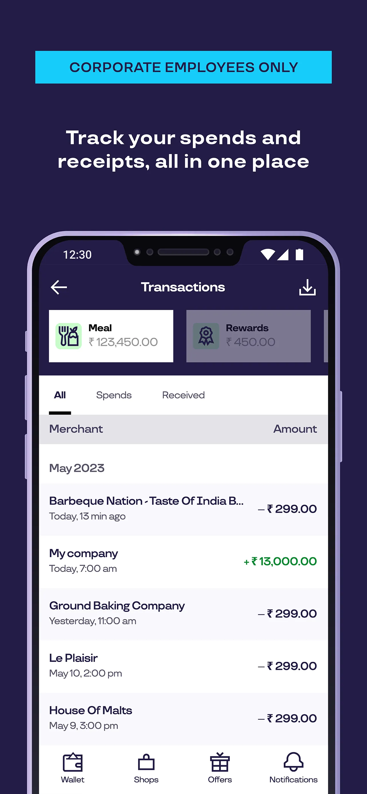 Pluxee India: prev Sodexo-Zeta | Indus Appstore | Screenshot