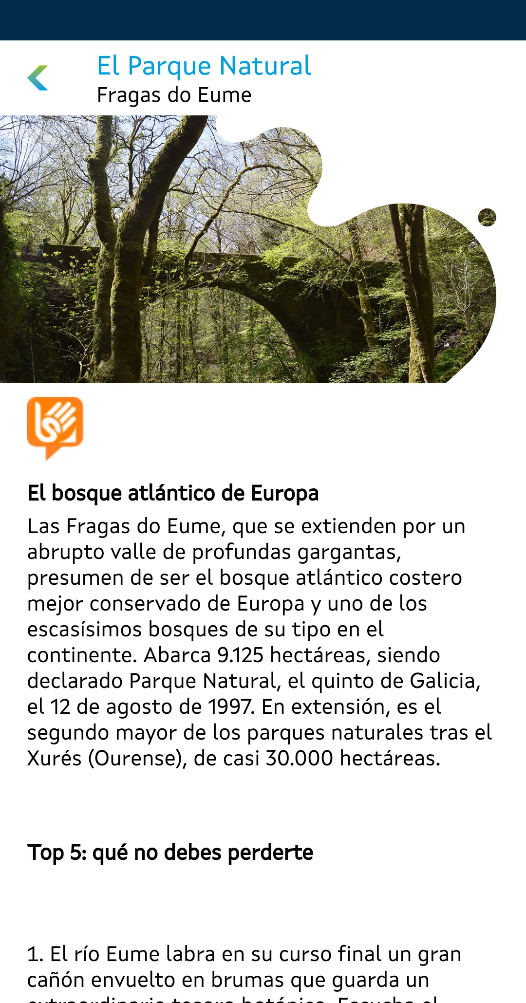 Parques de Galicia | Indus Appstore | Screenshot