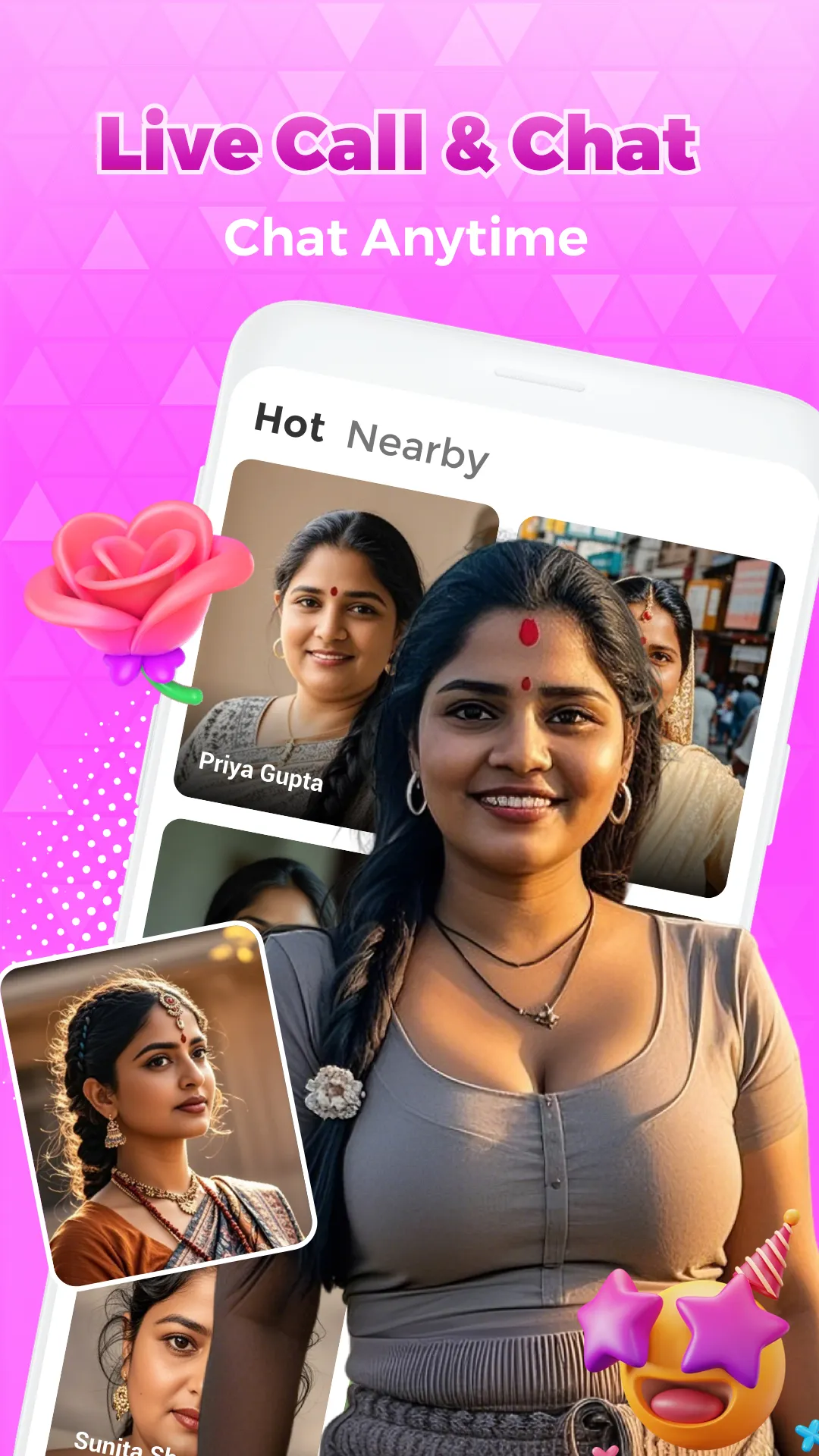 BoloJi Pro: Live Call & Chat | Indus Appstore | Screenshot