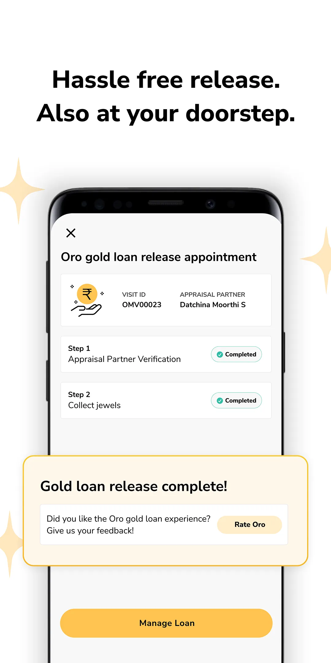 Oro Money | Gold Loans at home | Indus Appstore | Screenshot