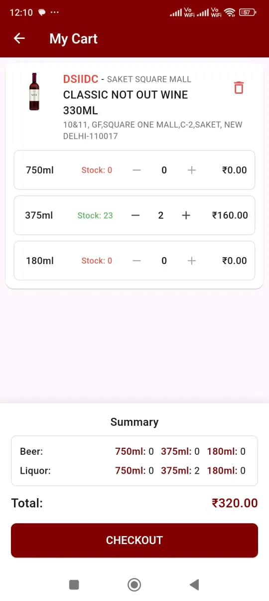 Delhi Liquor Booking | Indus Appstore | Screenshot