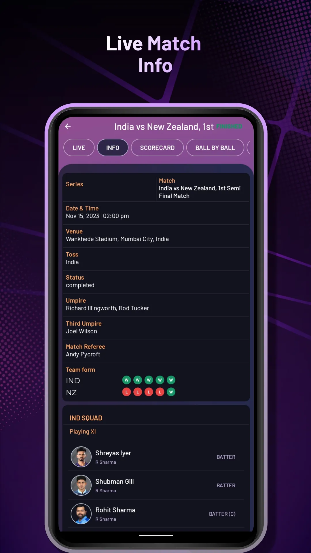 Champion Cricket Live Line | Indus Appstore | Screenshot