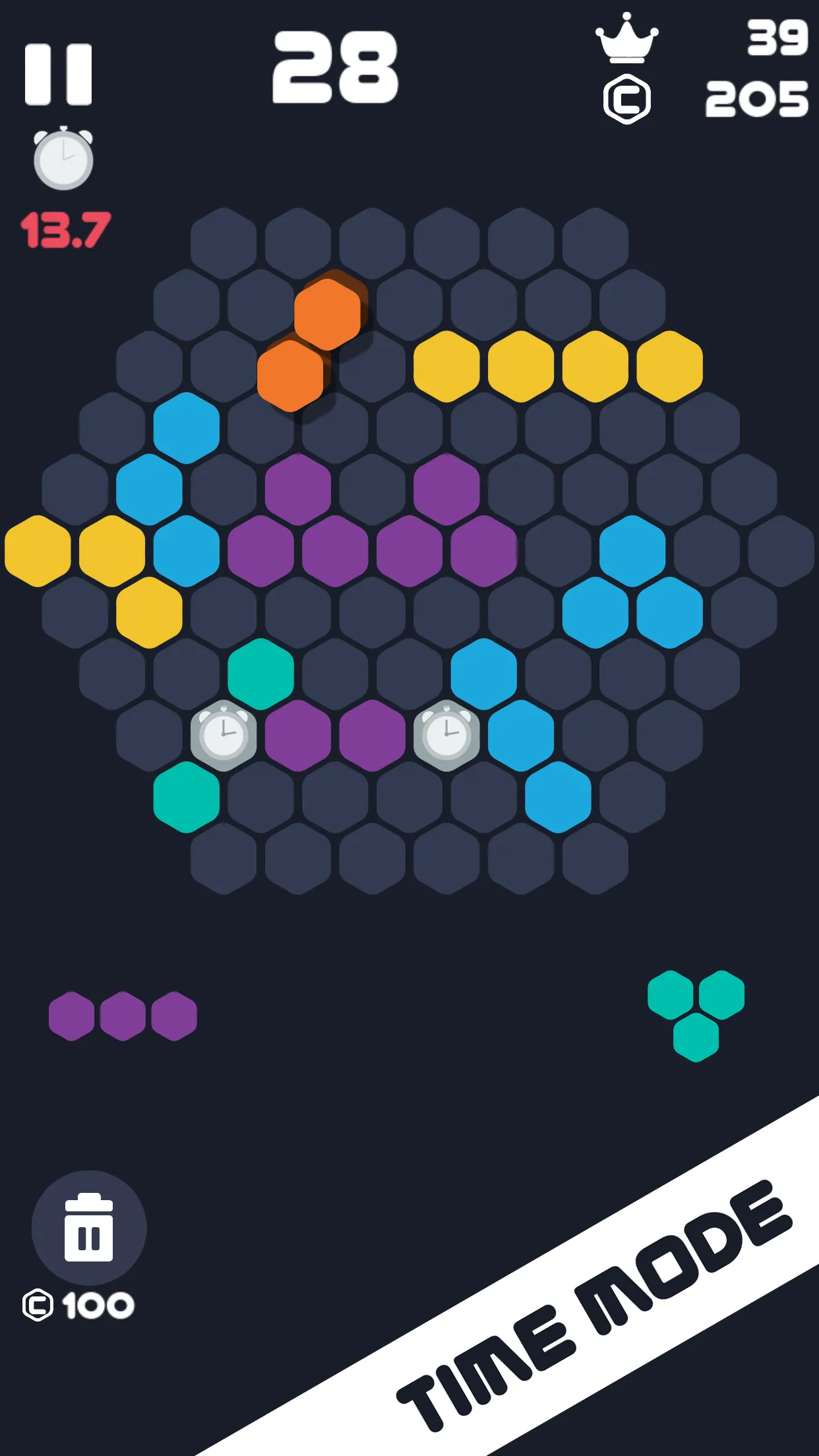 Hexa Brick: Hexagon Block 1010 | Indus Appstore | Screenshot