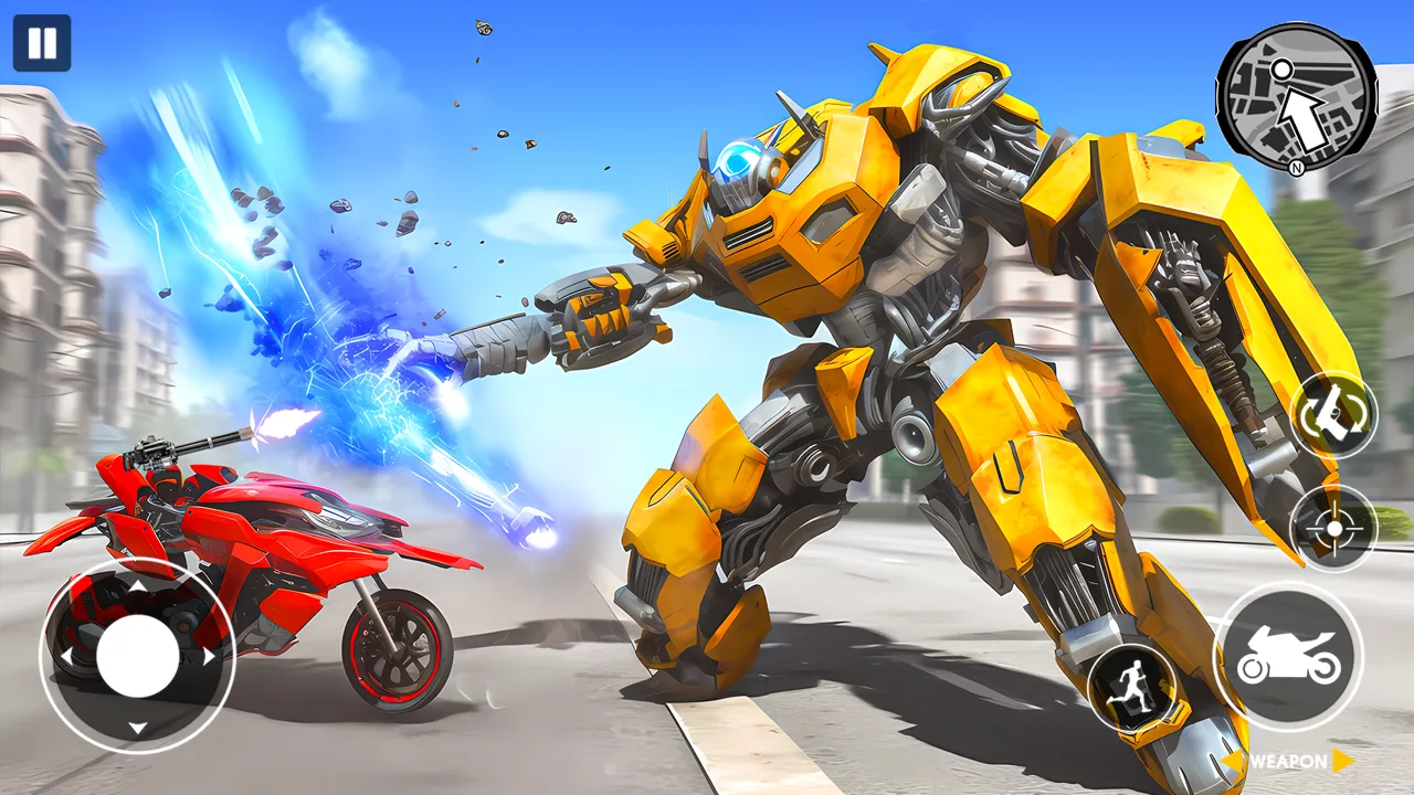 Real Robot Bike Transform Game | Indus Appstore | Screenshot