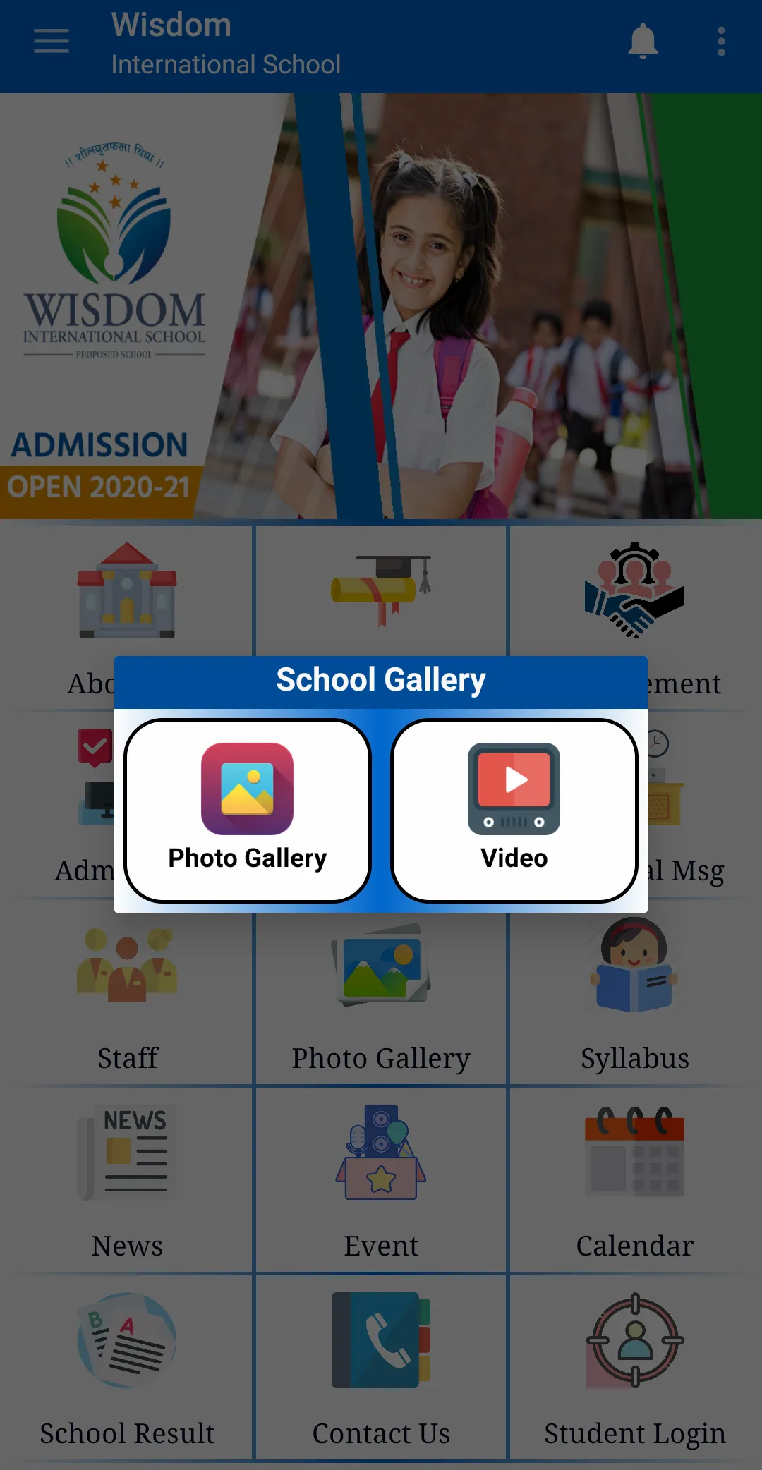 Wisdom International School | Indus Appstore | Screenshot