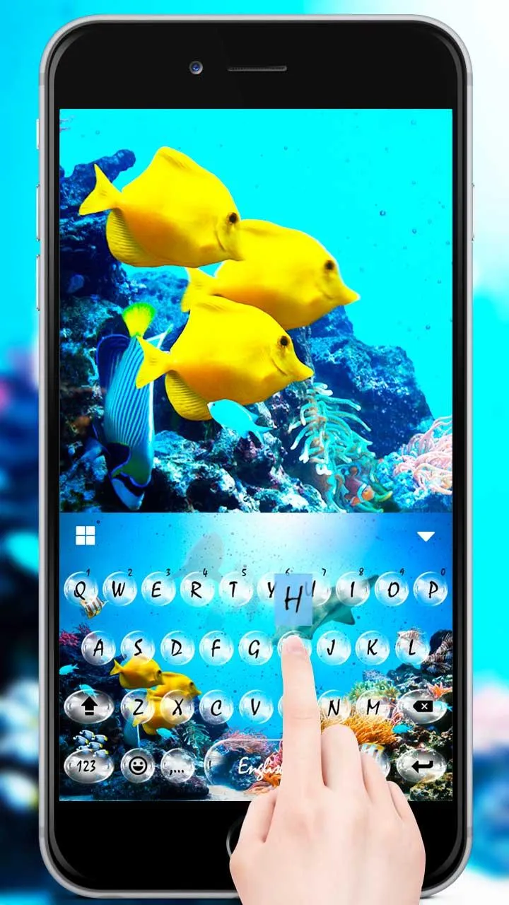 UnderwaterWorld Live Keyboard  | Indus Appstore | Screenshot