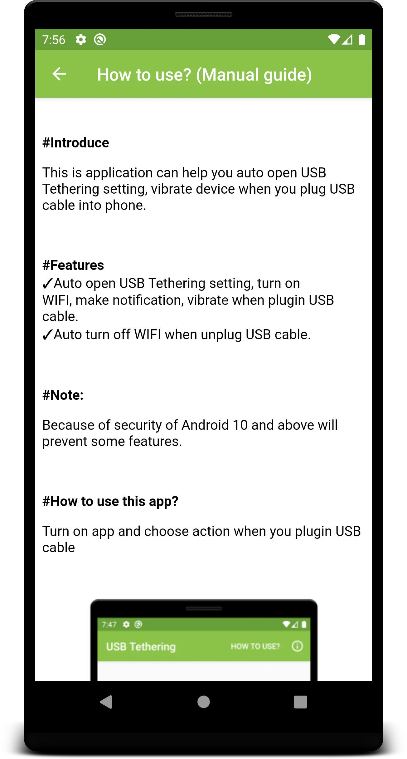 Auto USB Tethering | Indus Appstore | Screenshot