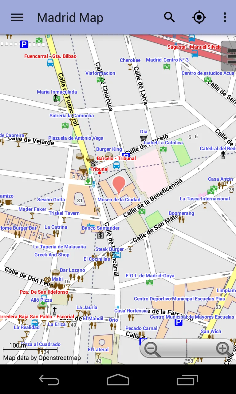 Madrid Offline City Map Lite | Indus Appstore | Screenshot