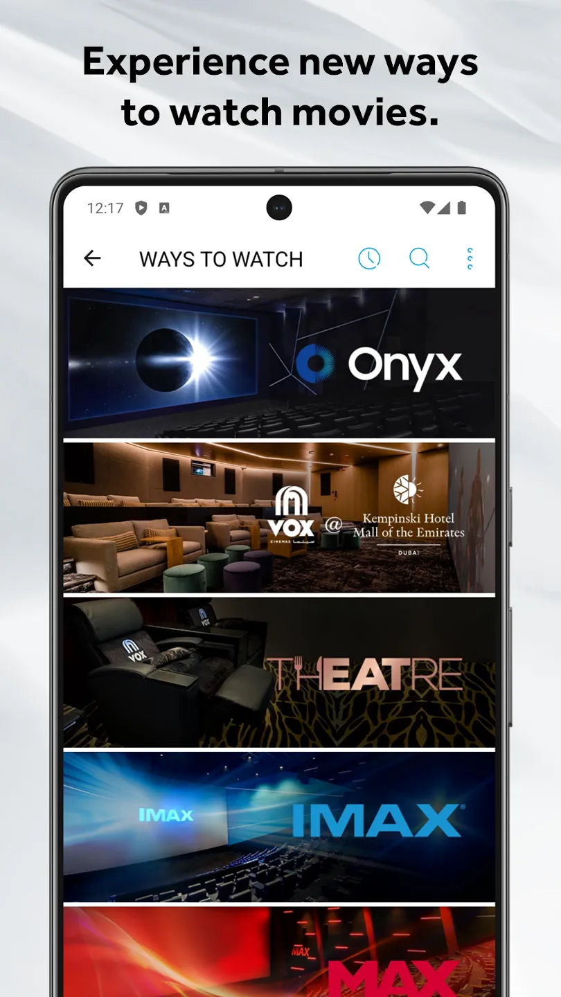 VOX Cinemas | Indus Appstore | Screenshot