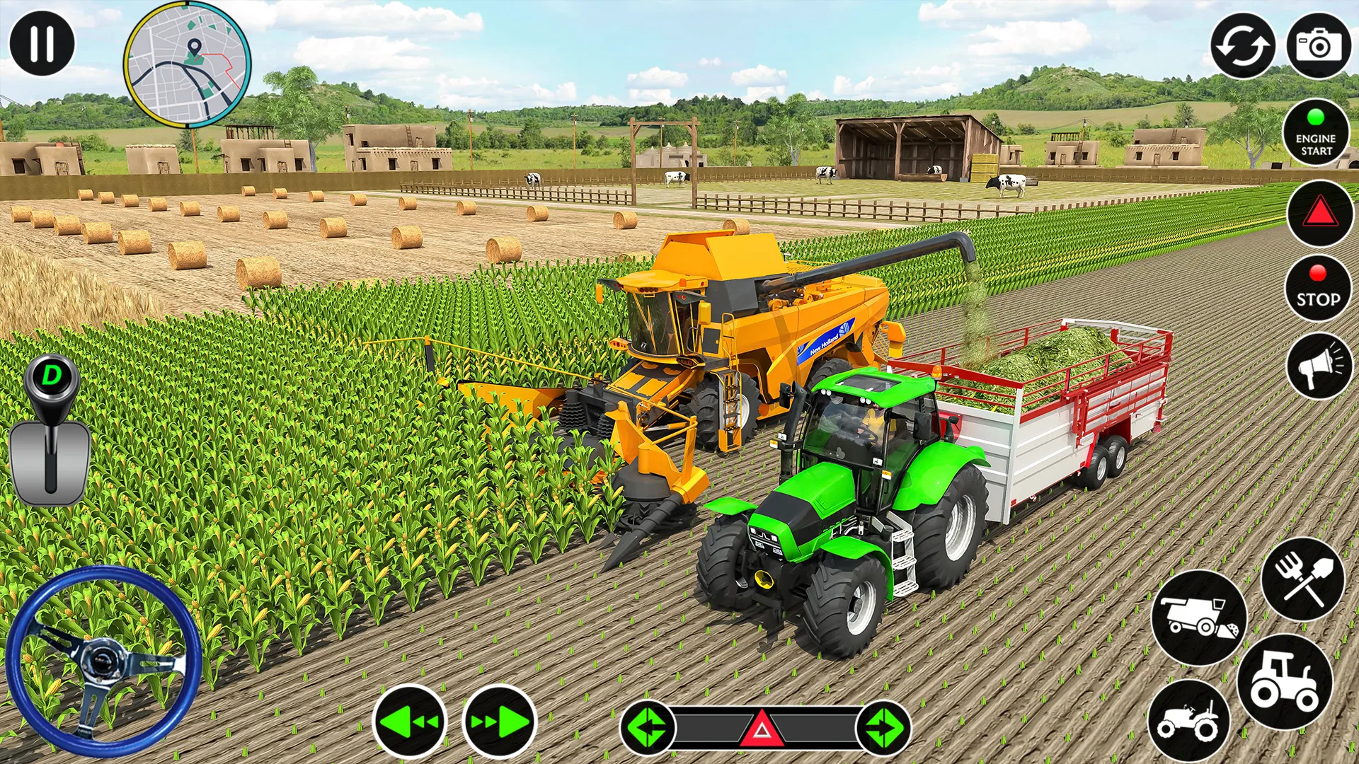 Tractor Games 3D :Farming Game | Indus Appstore | Screenshot