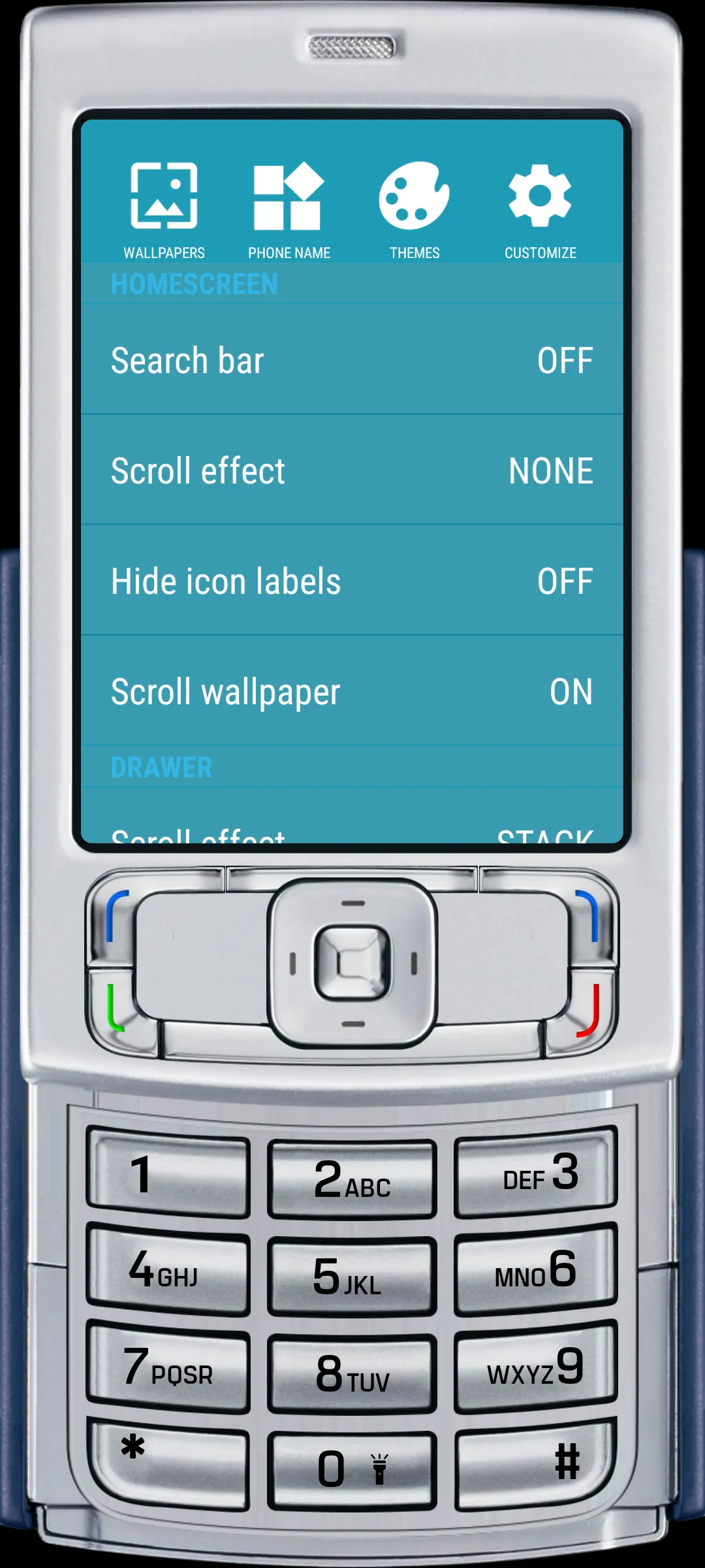 Nokia N95 Style Launcher | Indus Appstore | Screenshot