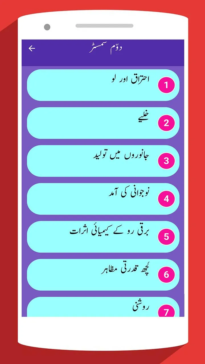 8th Science Solutions in Urdu | Indus Appstore | Screenshot