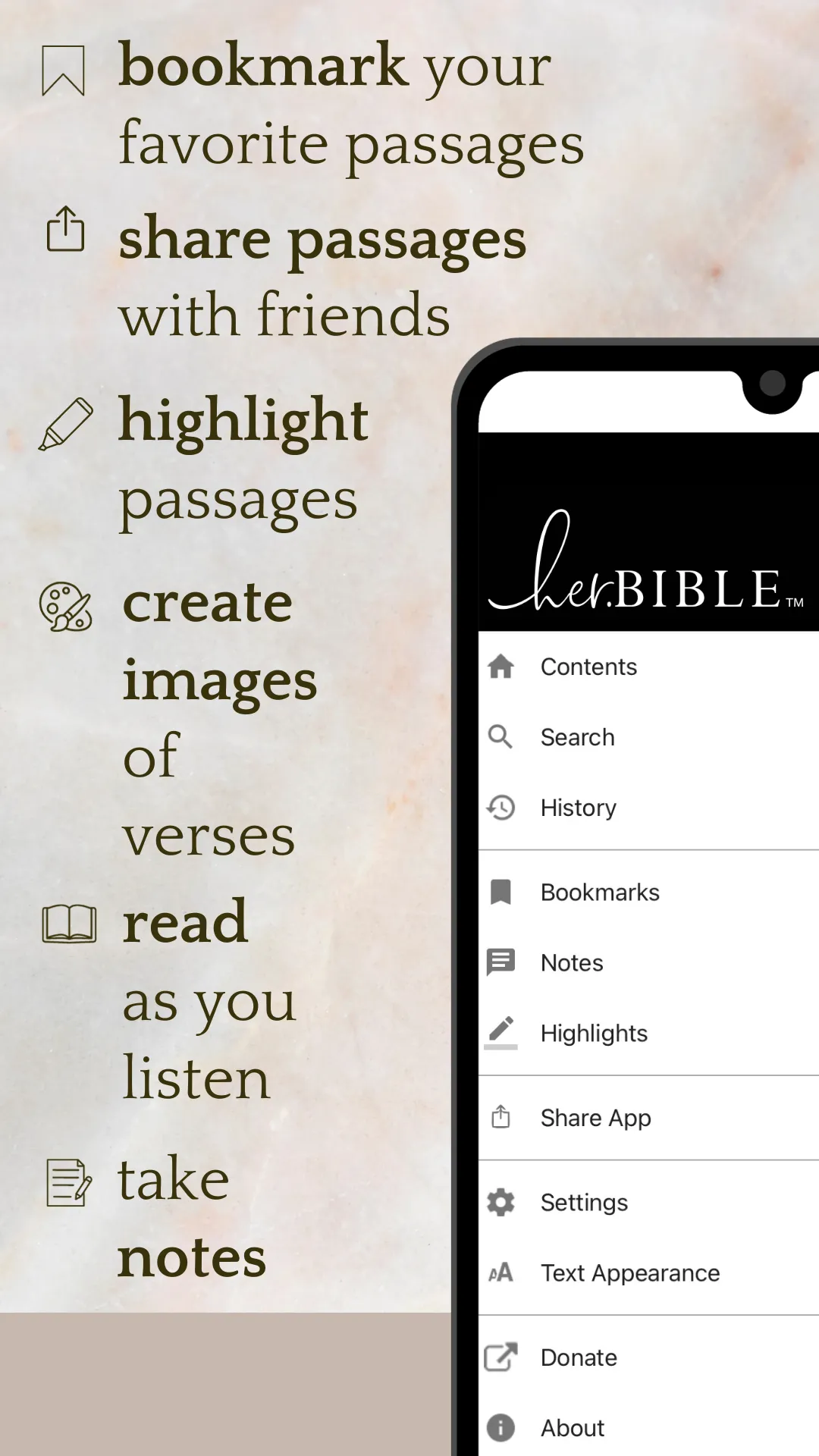 her.BIBLE Women's Audio Bible | Indus Appstore | Screenshot