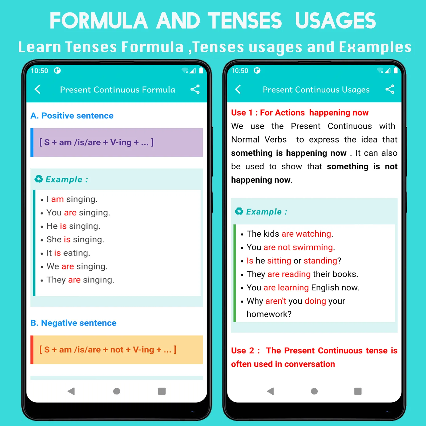 All English Tenses | Indus Appstore | Screenshot