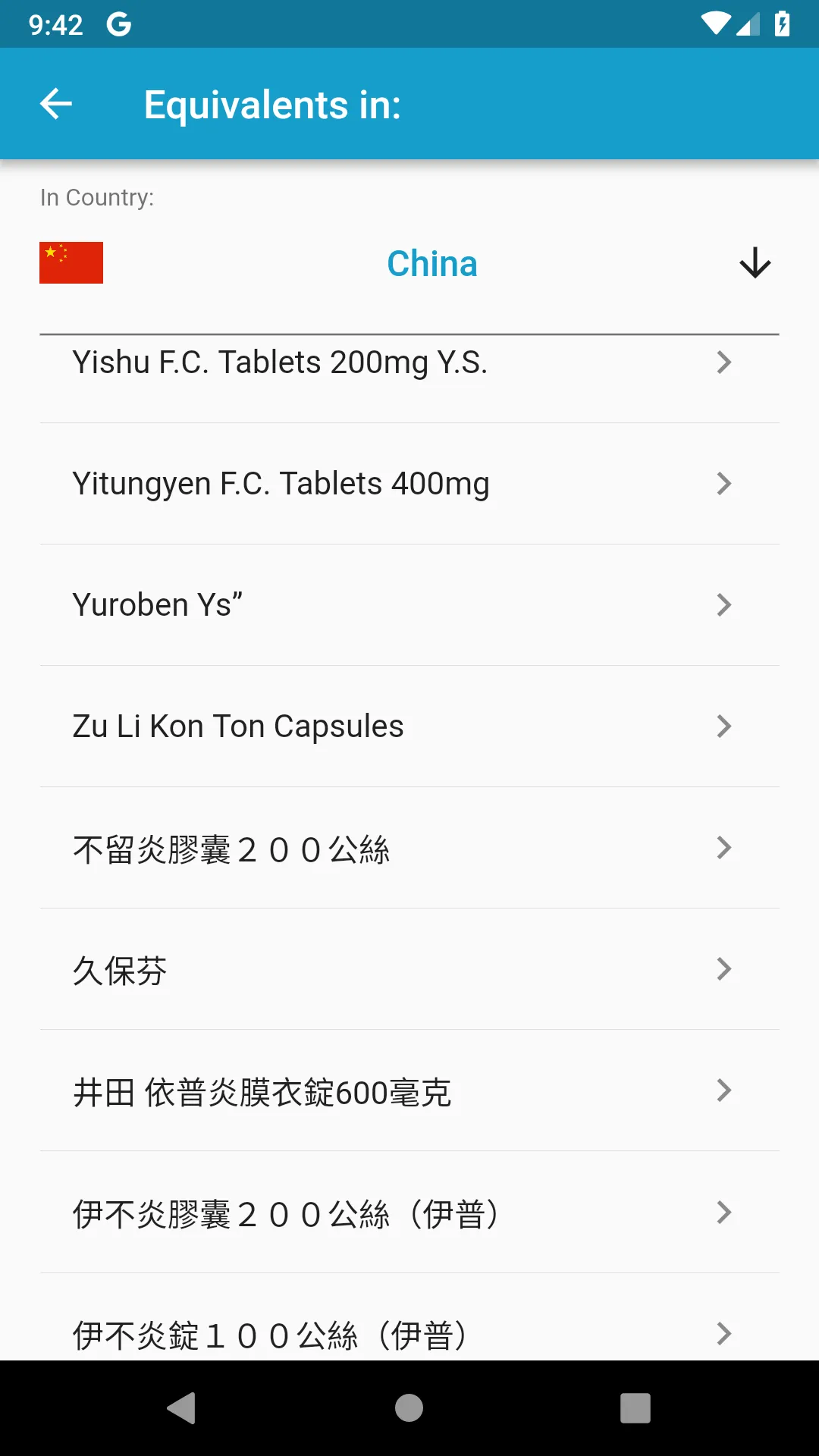 World Drugs Converter | Indus Appstore | Screenshot