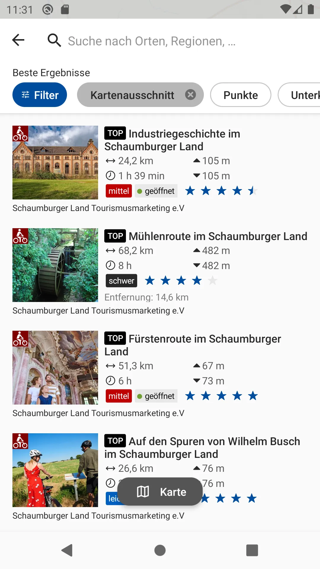 Schaumburger Land Tourismus | Indus Appstore | Screenshot