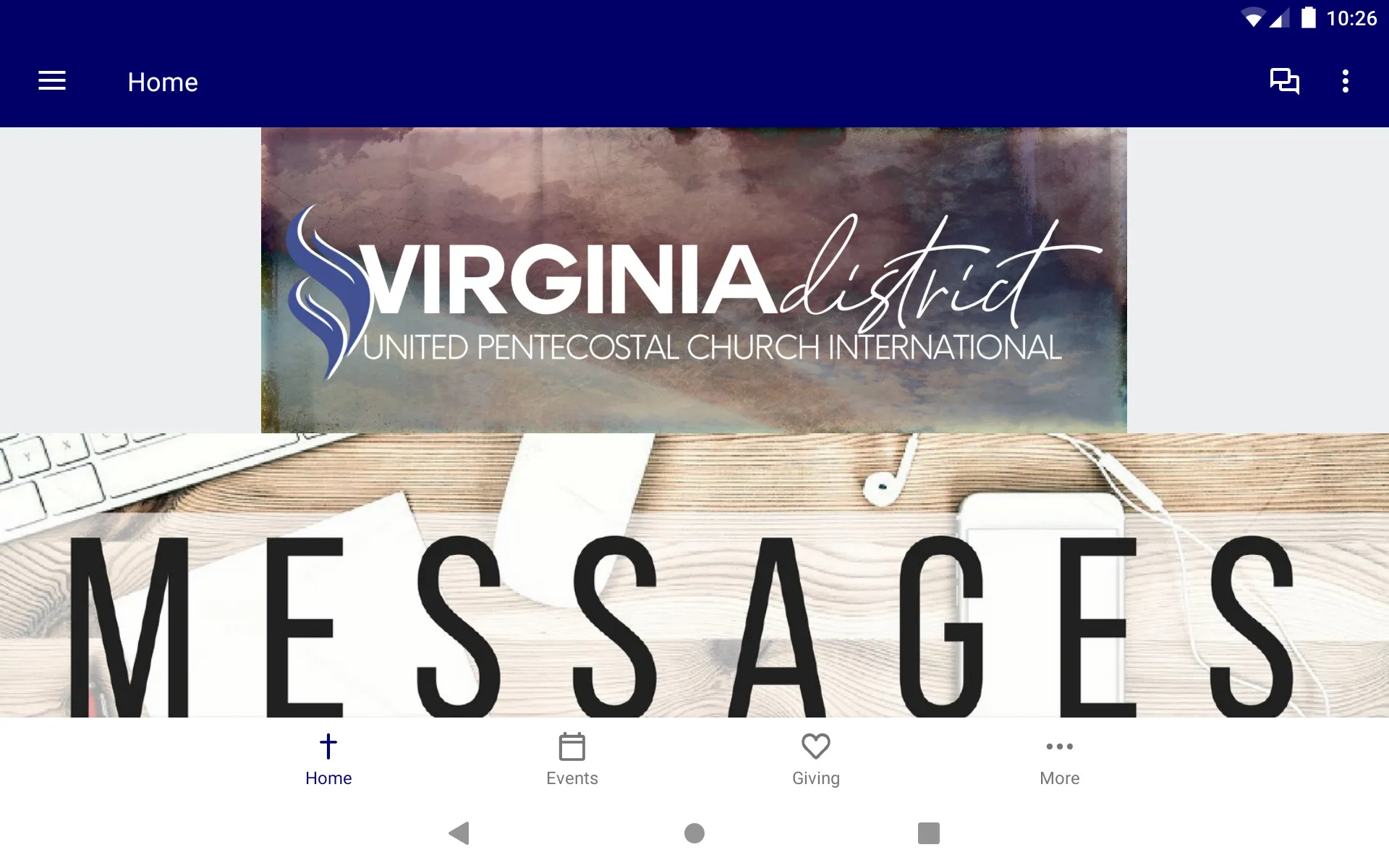 Virginia District UPCI | Indus Appstore | Screenshot