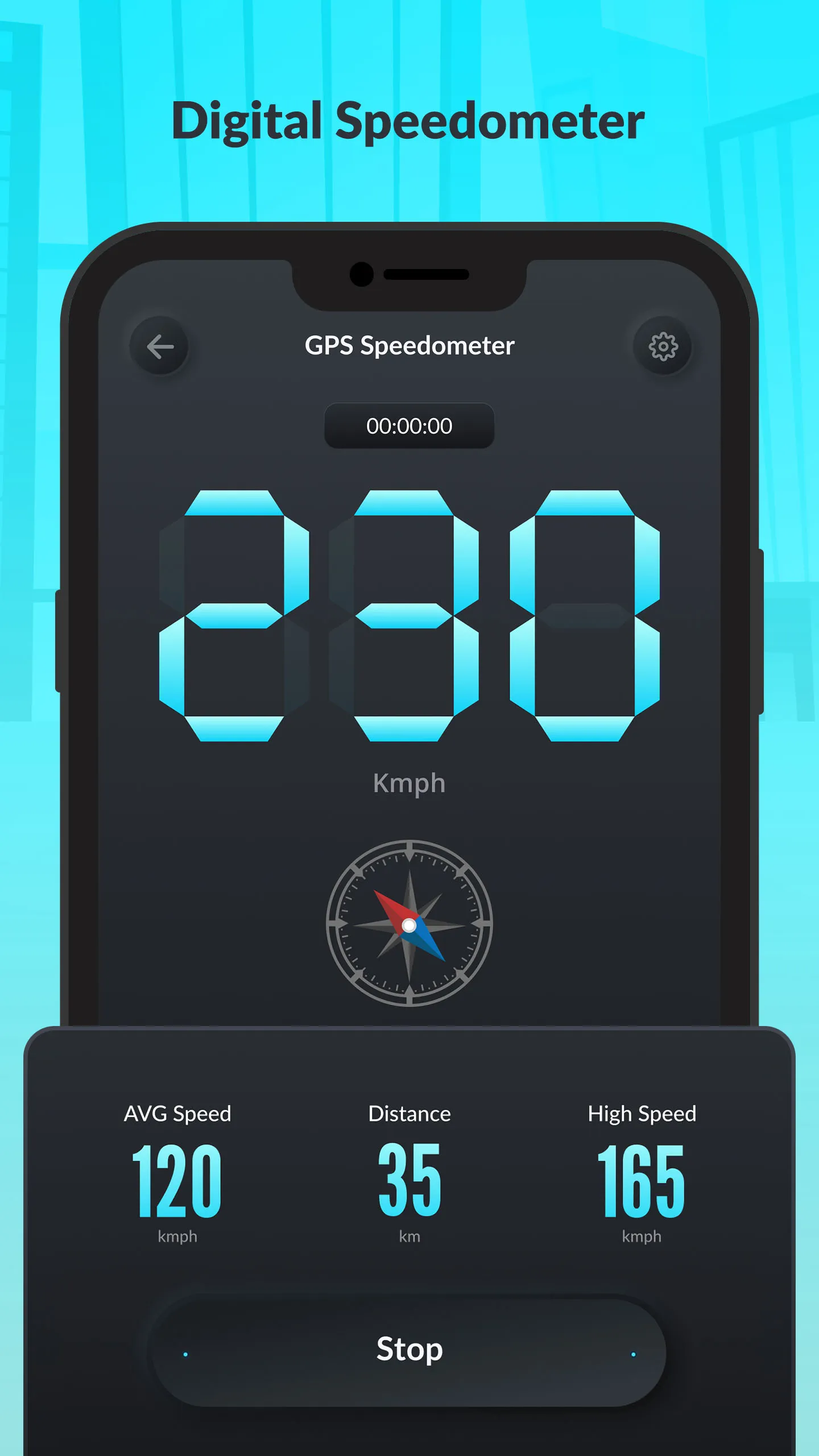 GPS Speedometer: Speed Tracker | Indus Appstore | Screenshot