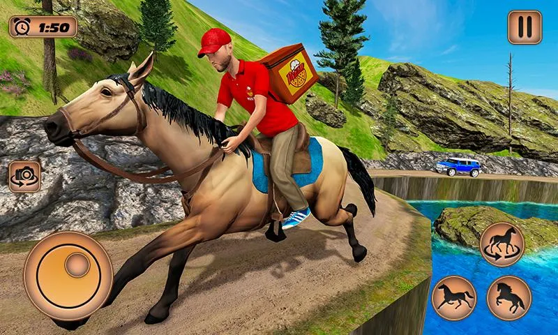 Mounted Horse Riding Pizza | Indus Appstore | Screenshot