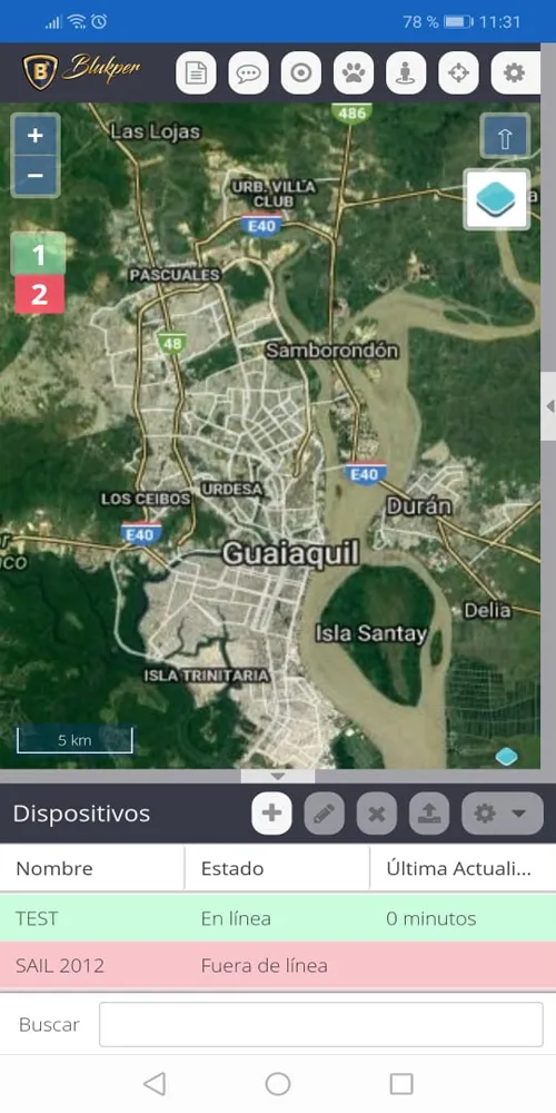 RASTREO SATELITAL GPS BLUKPER | Indus Appstore | Screenshot