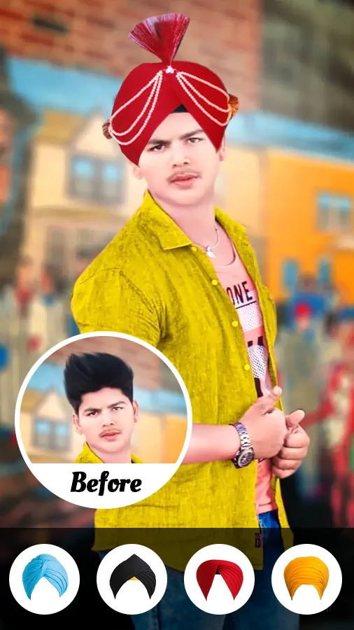 Punjabi Turban Photo Editor | Indus Appstore | Screenshot