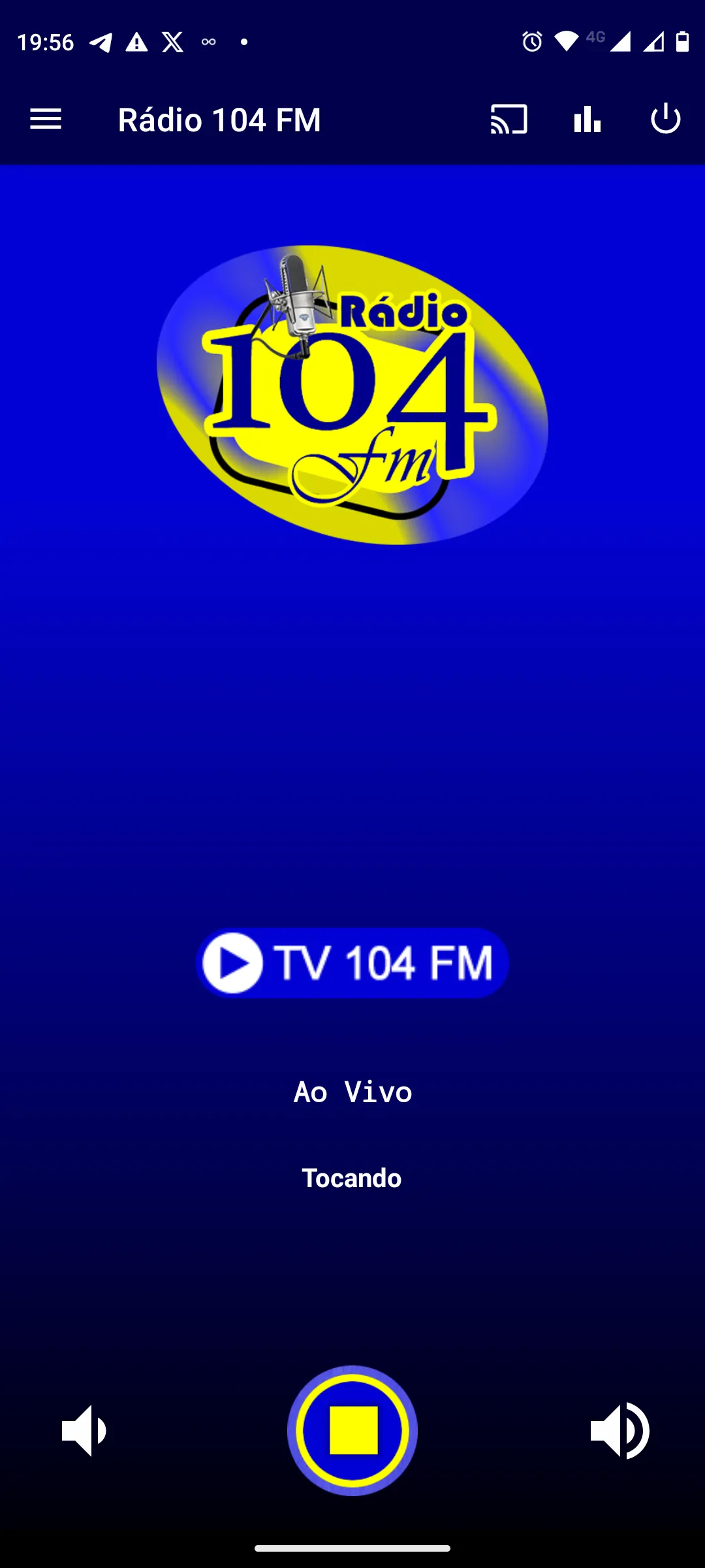 Rádio 104 FM | Indus Appstore | Screenshot