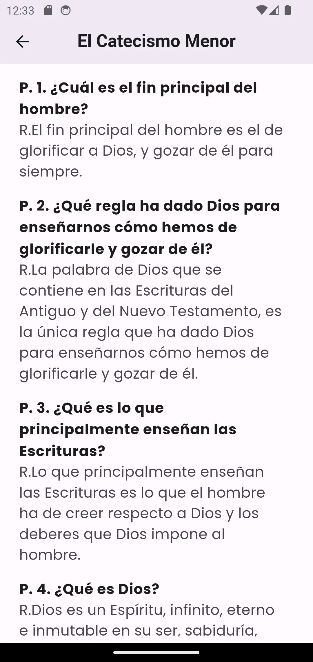 La Confesión de Westminster | Indus Appstore | Screenshot