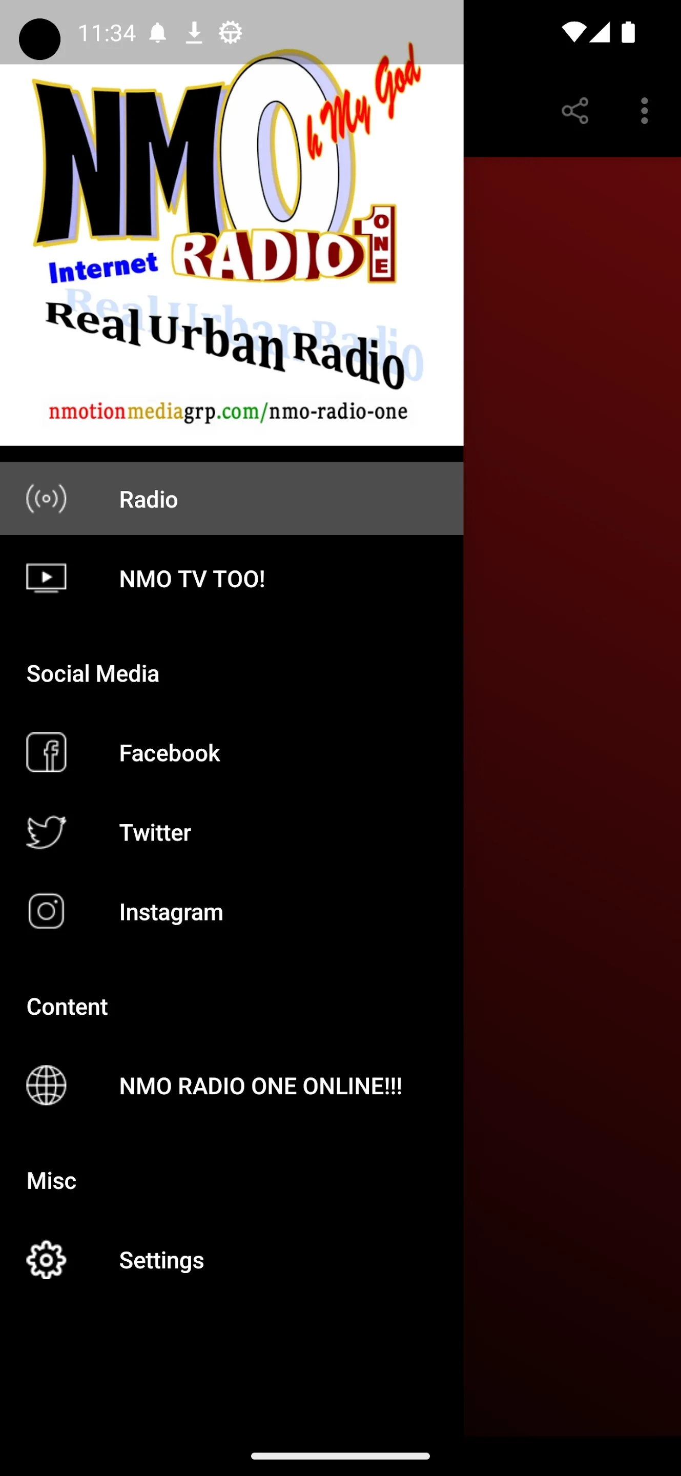 NMO RADIO ONE | Indus Appstore | Screenshot