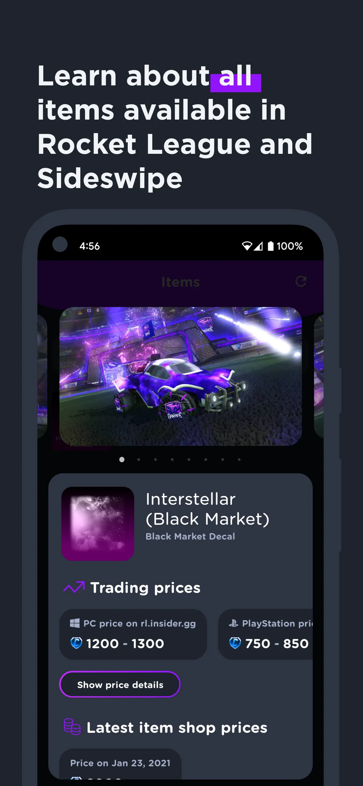 RL Garage for Rocket League | Indus Appstore | Screenshot