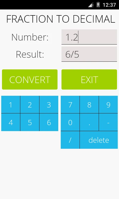 Fraction to Decimal | Indus Appstore | Screenshot